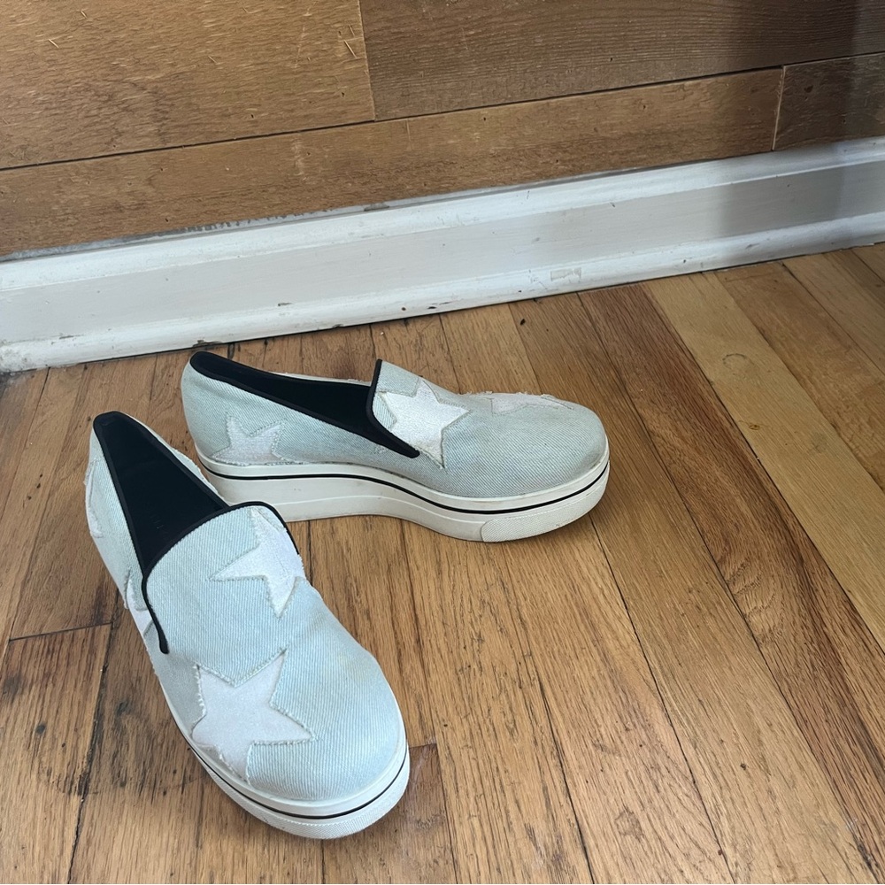 Stella McCartney Denim Star Sneakers 37